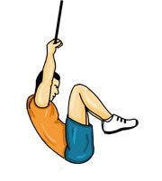 Elevação dos joelhos fletidos em suspensão no exercício 5 do ABS2